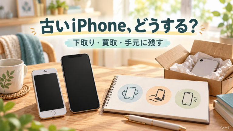 古いiPhoneは下取り・買取どちらがいい?手間と条件で選ぶ方法